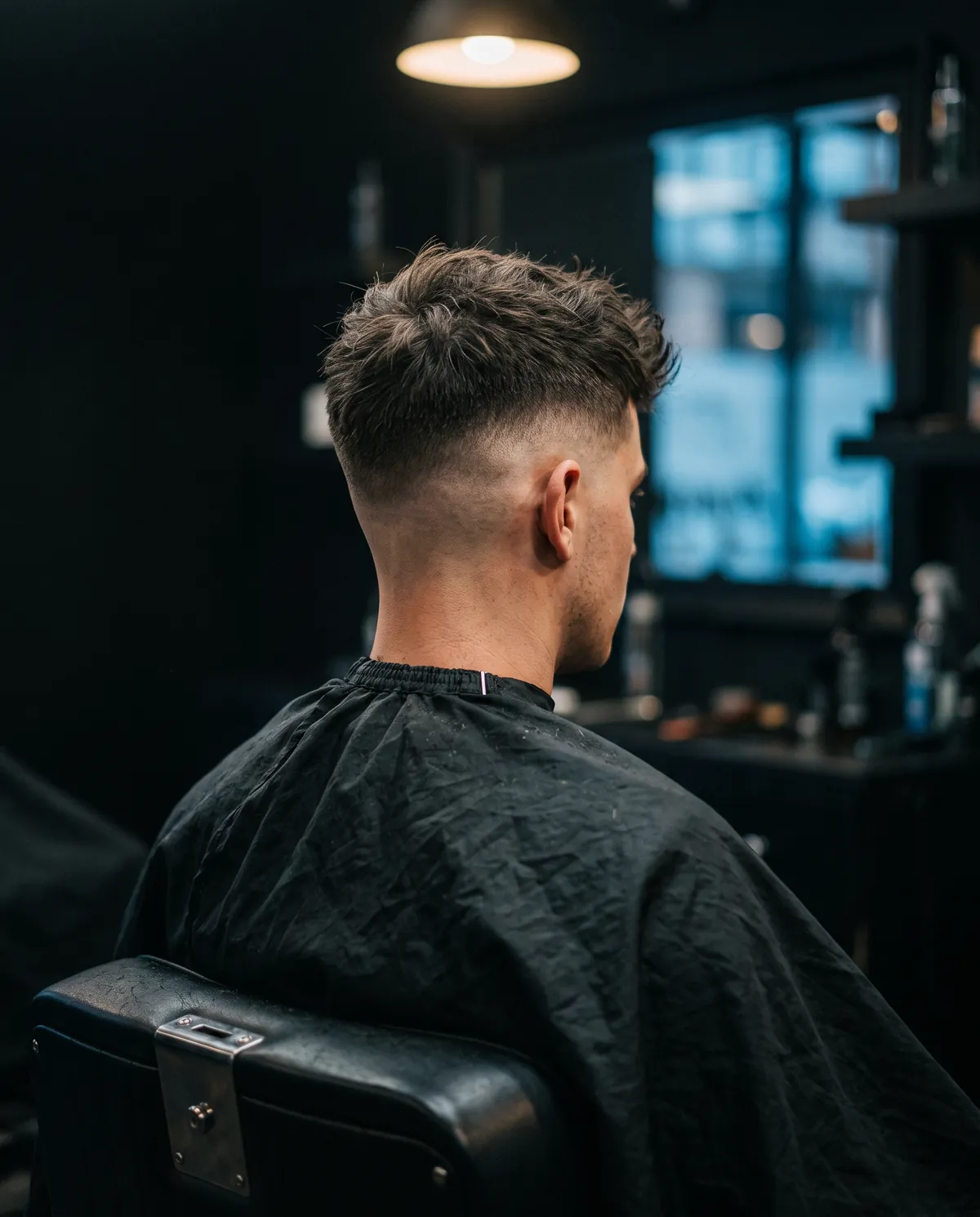 A fresh men's haircut at No.7 Barber Lounge in Surrey